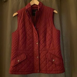 Talbots quilted vest.